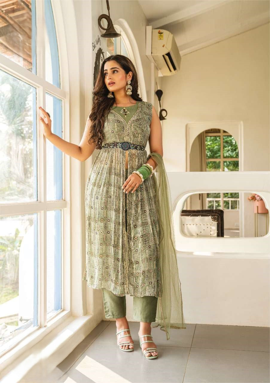 Fancy Look Designer Kurtis-set